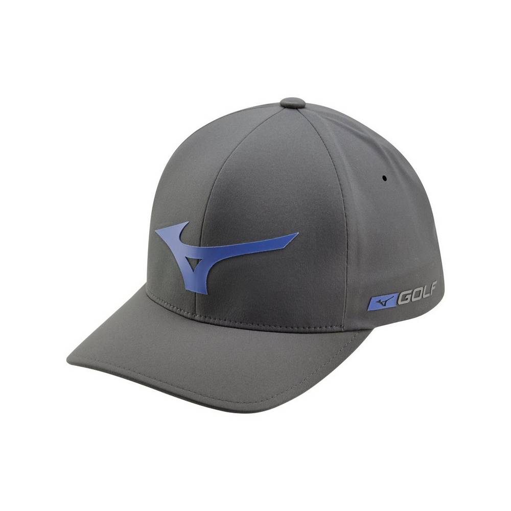 Mens Mizuno Tour Delta Golf Hat Grey/Royal Philippines (GEKRYH549)